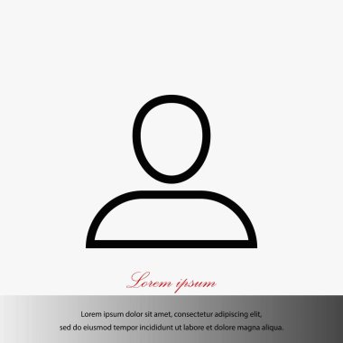 Kullanıcı simge vektör