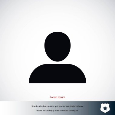 Kullanıcı simge vektör