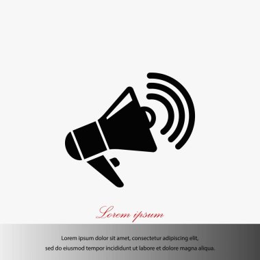 Hoparlör simgesi vektör