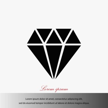 Elmas vektör simgesi