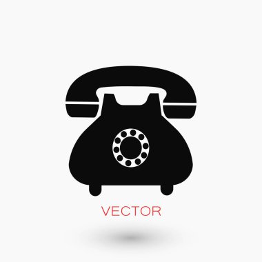 Telefon simge vektör