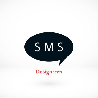 SMS vektör simgesi