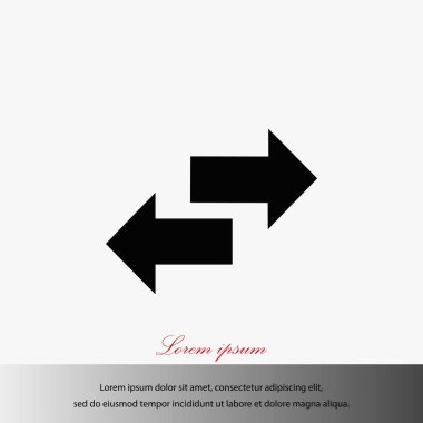 Geri dönüşüm vektör simgesi