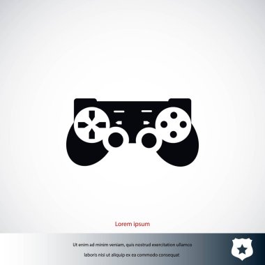 Oyun çubuğu simgesi. Vektör çizim