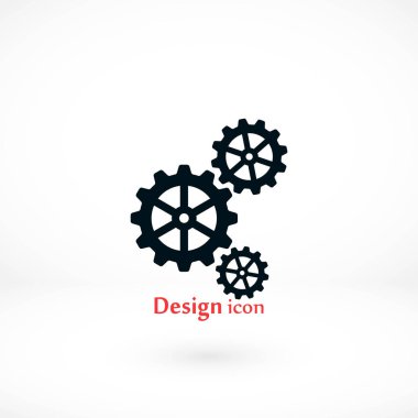 dişli simge vektör