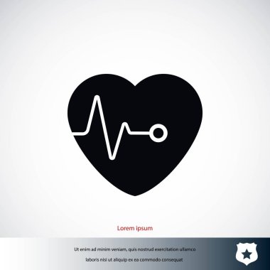 Kalpler vektör simgesi