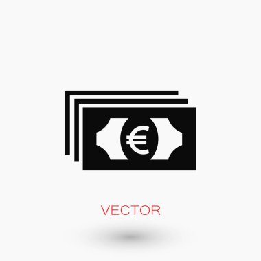 Euro vektör simgesi