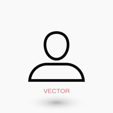 Kullanıcı simge vektör