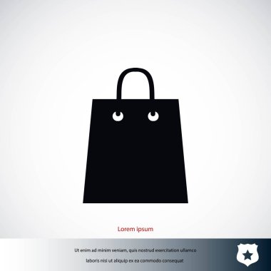 çanta vektör simgesi