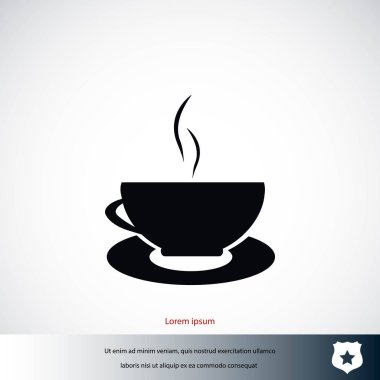 Kahve simge vektör
