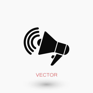 Hoparlör simgesi vektör
