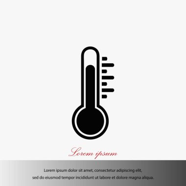 Termometre Vektör Simgesi