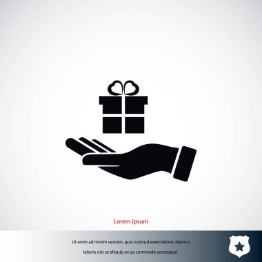 El ve hediyeler simgesi