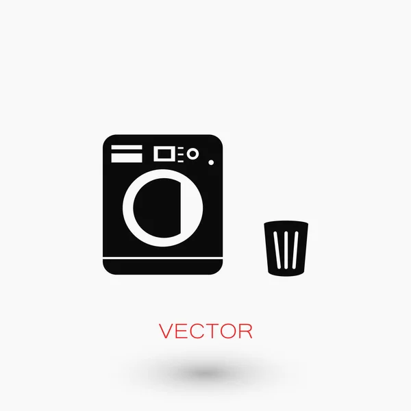 Laundry icons vector — Stock Vector