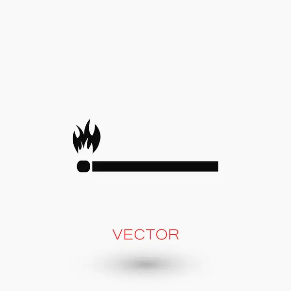 Match icône vecteur — Image vectorielle