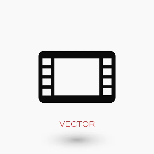 Filmstreifen-Vektor-Symbol — Stockvektor