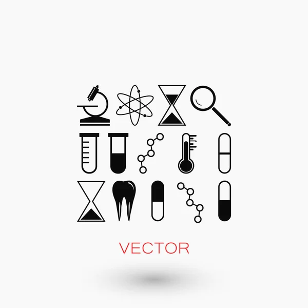 Science icon vector — Stock Vector