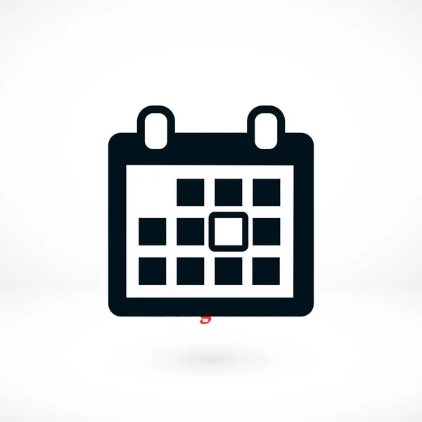 Icono vector calendario — Vector de stock