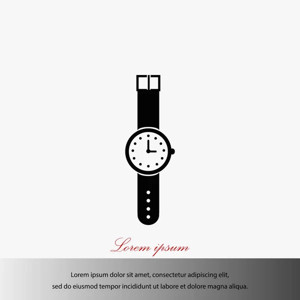 Vektorové ikony Náramkové hodinky — Stockový vektor