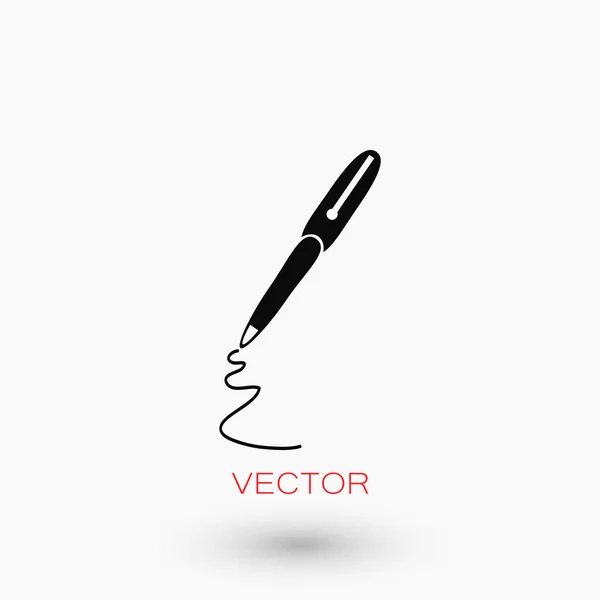 Caneta ícone vetor — Vetor de Stock