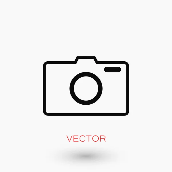 Imagen cámara vector icono — Vector de stock
