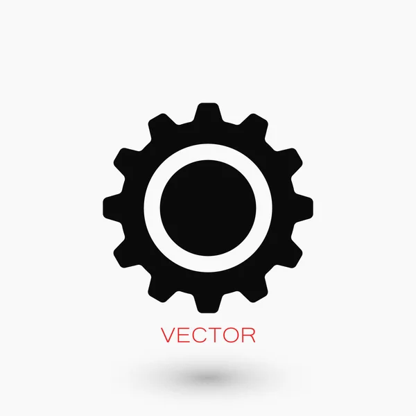 Gear icon vector — Stock Vector