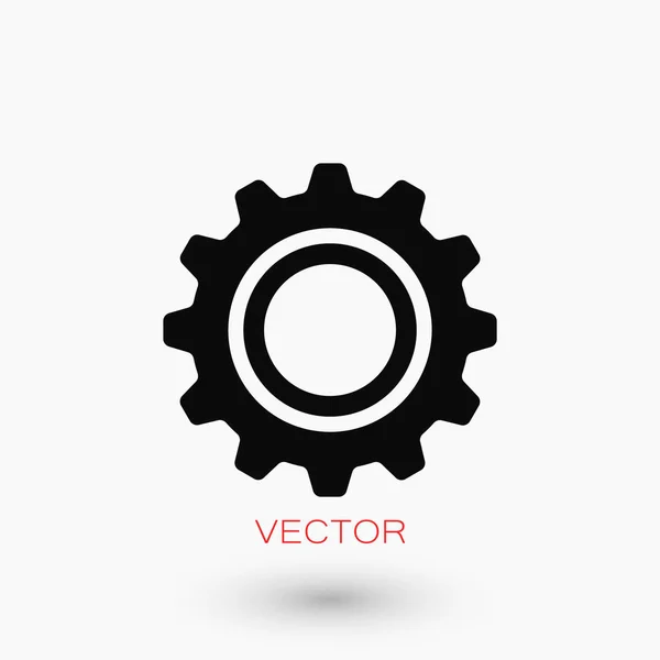 Engranaje icono vector — Vector de stock