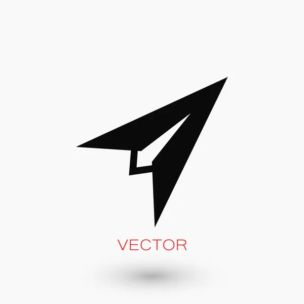 Plano icono vector — Vector de stock