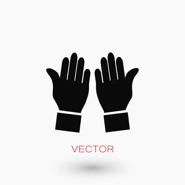 Handvektorsymbol — Stockvektor