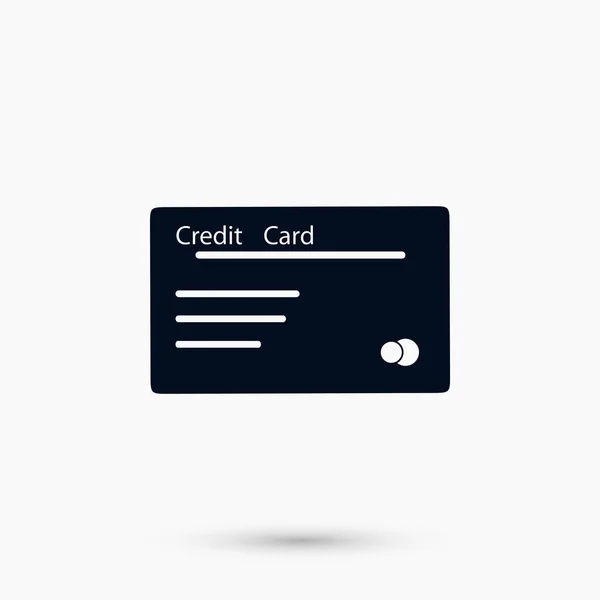 Ikona karty kredytowej — Wektor stockowy