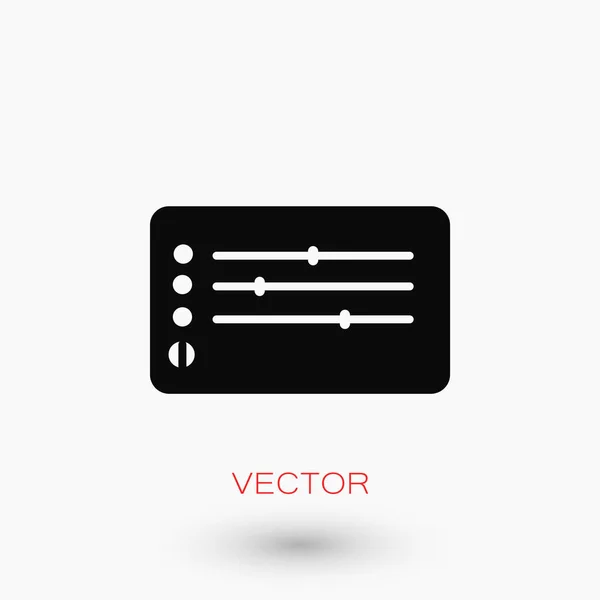 Media playere icon — Vector de stoc