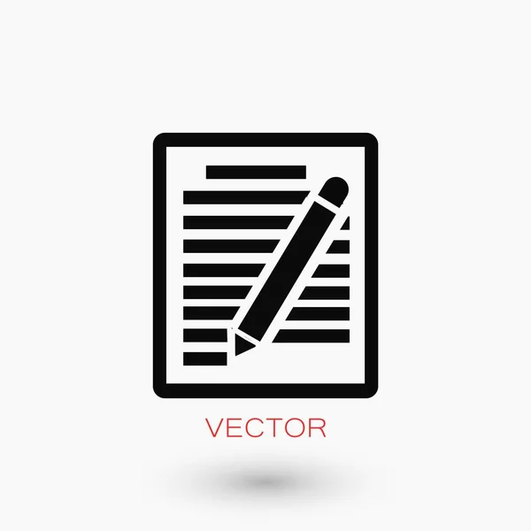 Papír vektor ikon — Stock Vector