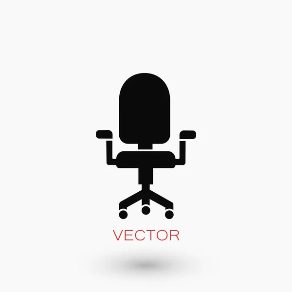 Icono de silla de oficina — Vector de stock