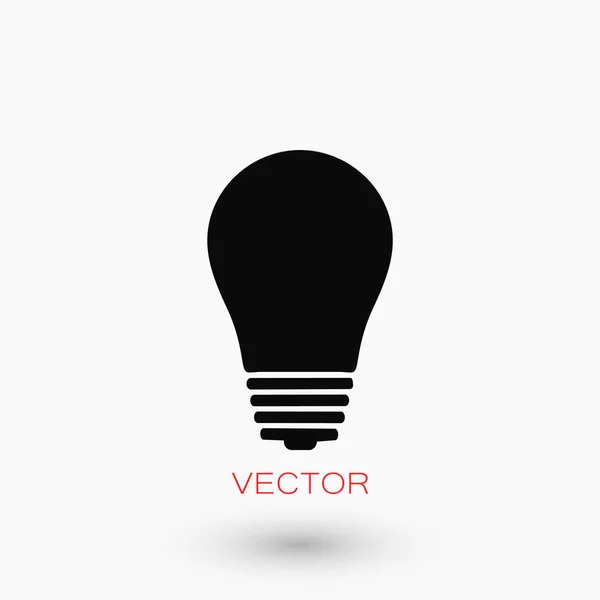 Villanykörte ikon — Stock Vector