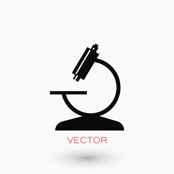 Microscope icon vector — Stock Vector