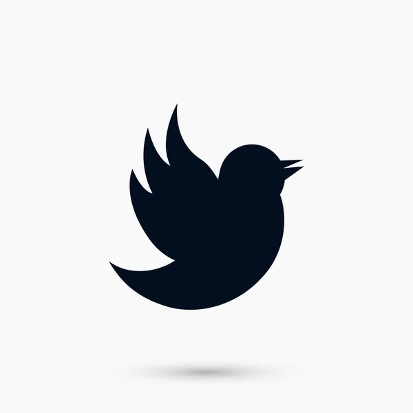 Icône oiseau caniche — Image vectorielle