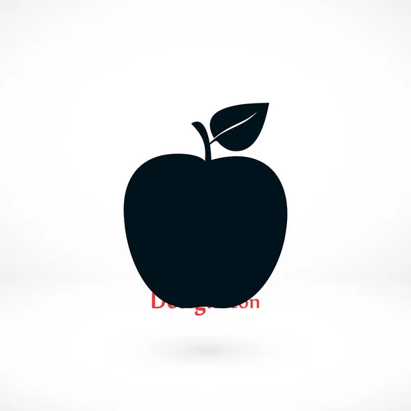 Vector icono de manzana — Vector de stock