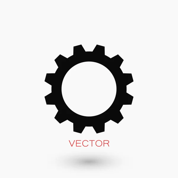 Vecteur icône engrenage — Image vectorielle