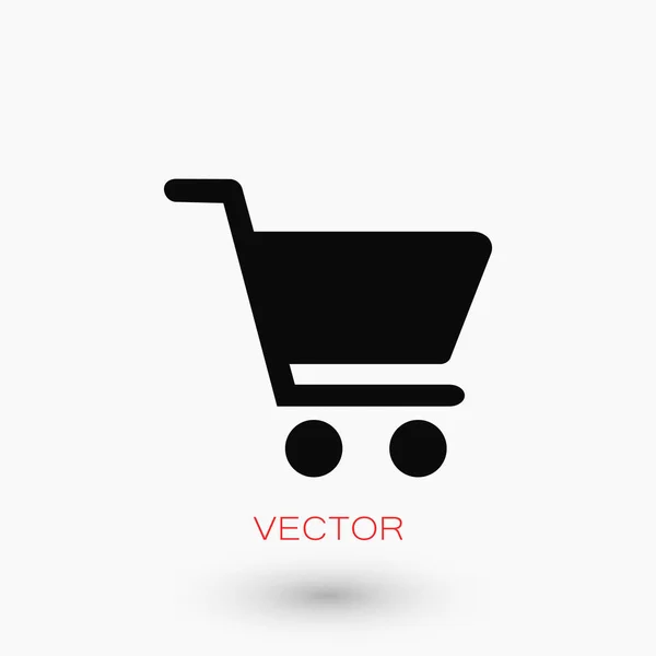 Ícone do carrinho de compras — Vetor de Stock