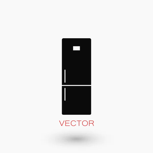 Kühlschrank-Symbolvektor — Stockvektor