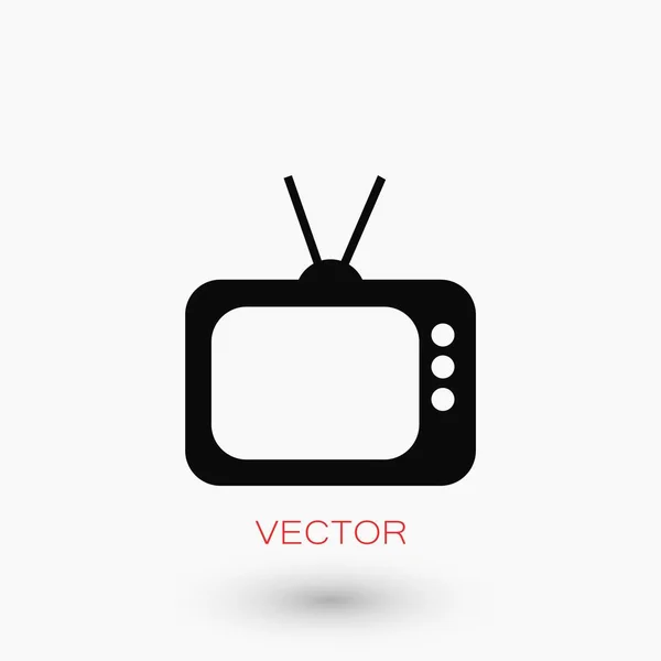 Vetor ícone tv — Vetor de Stock