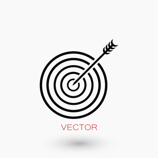 Ziel-Icon-Vektor — Stockvektor
