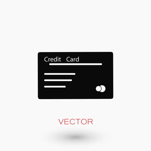 Значок кредитной карты — стоковый вектор