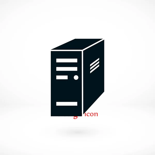 Ikon Server Komputer - Stok Vektor