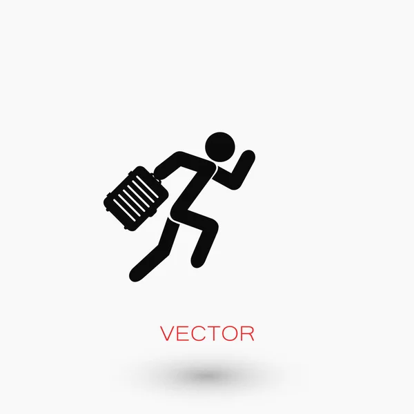 Gente bolsa icono — Vector de stock