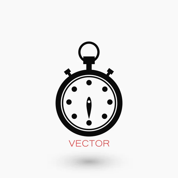 Stopwatch icon vector Stock Illustration