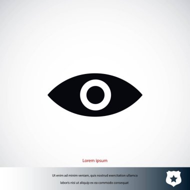 göz simgesi vektör