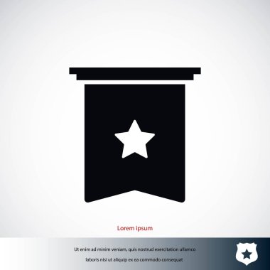 Yıldız simgesi vektör