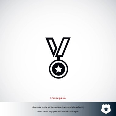 madalya simge vektör