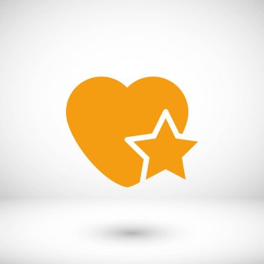 kalp yıldız simgesi
